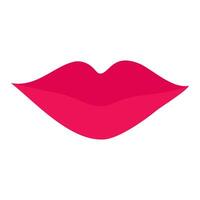 Lip icon on white background. vector