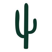 cactus icon on white background. vector