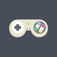 retro game controller in design. vector