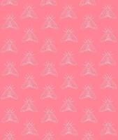 Seamless pattern of doodle sketch moth vector