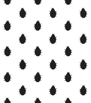 sin costura modelo de bosquejo mariquita vector