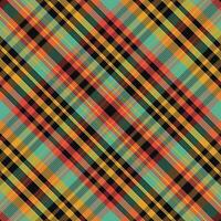Tartan plaid pattern with texture and summer color. vector