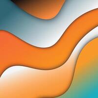 Gradient wavy background. Abstract background. vector