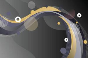 Gradient wavy shape background. Modern background. vector