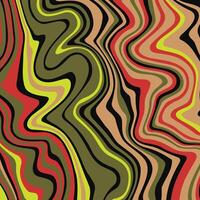 Abstract psychedelic groovy background. . vector