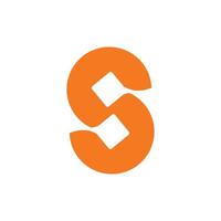 letter s logo design icon element for business or initial vector