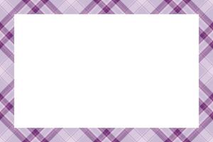 Vintage frame . Scottish border pattern retro style. Tartan plaid ornament. vector