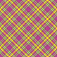 Plaid seamless pattern. background of textile ornament. Flat fabric design. vector