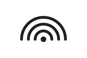 Wi Fi symbol signal connection. wireless internet technology sign. Wifi network communication icon. vector