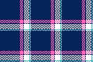 Plaid background, check seamless pattern in blue. fabric texture for textile print, wrapping paper, gift card or wallpaper. vector