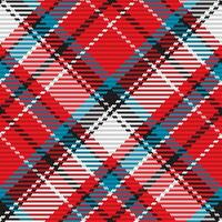 Seamless pattern of scottish tartan plaid. Repeatable background with check fabric texture. backdrop striped textile print. vector
