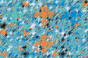 Modern glitch background. Color geometric abstract pattern . vector