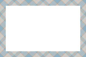 Vintage frame . Scottish border pattern retro style. Tartan plaid ornament. vector