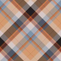 Tartan scotland seamless plaid pattern . Retro background fabric. Vintage check color square geometric texture. vector
