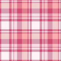 Textile texture fabric of seamless background with a plaid pattern check tartan. vector