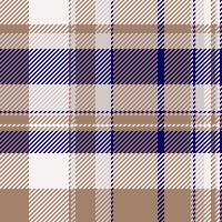 Industry background texture textile, sensual fabric seamless. Overlayed pattern check tartan plaid in white and orange colors. vector
