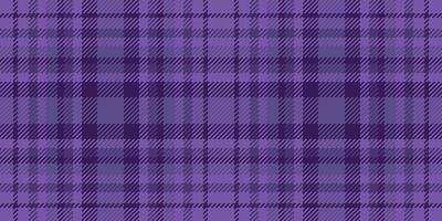 Kitchen pattern fabric plaid, tape tartan seamless texture. Warp check background textile in violet and indigo colors. vector