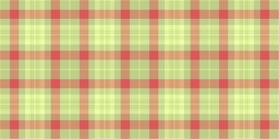 Full fabric plaid background, hippy seamless tartan. Hispanic texture check textile pattern in lime and orange colors. vector