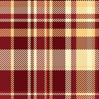 Setting seamless check, national background texture pattern. Floor fabric textile tartan plaid in royal maroon and blanched almond colors. vector
