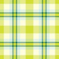 Wallpaper pattern textile background, close-up plaid check. Grid seamless tartan fabric texture in pear and light yellow colors. vector