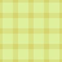 Lovely seamless tartan texture, styled check pattern. Irish plaid background fabric textile in lime and yellow colors. vector
