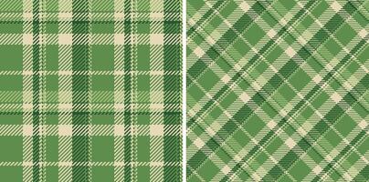 Texture pattern background of fabric check plaid with a tartan seamless textile. Set in novelty colors. Fashion trends for every season and holiday. vector