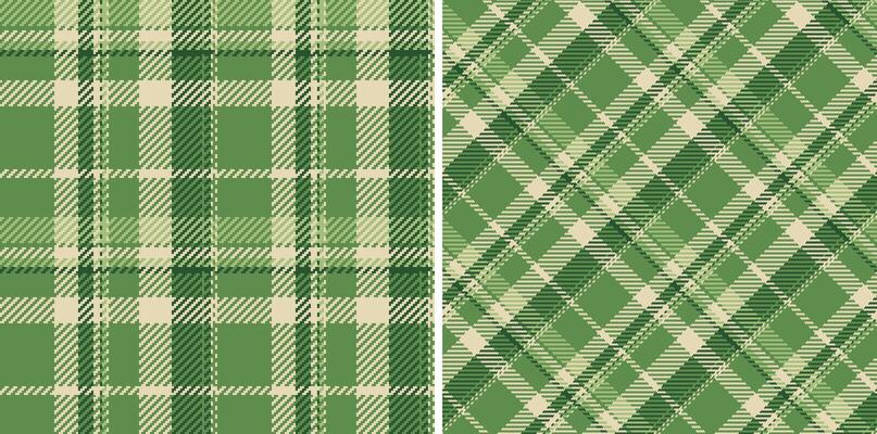 Texture pattern background of fabric check plaid with a tartan seamless textile. Set in novelty colors. Fashion trends for every season and holiday.