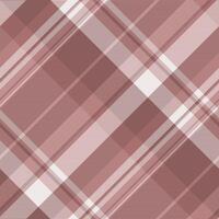 Packing check tartan fabric, presentation texture seamless. Veil pattern plaid background textile in red and rosy brown colors. vector