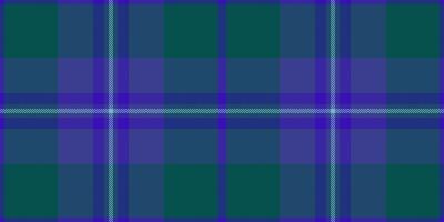Turquoise check pattern, fiber plaid background seamless. Many texture fabric tartan textile in teal and blue colors. vector