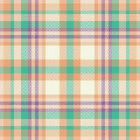 Plaid check pattern. Seamless fabric texture. Tartan textile print. vector