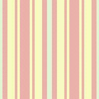 Minimalist seamless vertical pattern, ornament lines texture. Invitation stripe textile background fabric in light and red colors. vector