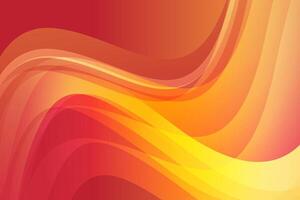 Glowing red curved background vector
