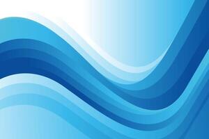 Blue liquid wave background vector