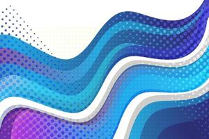 Abstract pattern colorful waves background vector