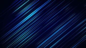 Dynamic Blue Neon Light Streaks Technology Background Looping for Digital Displays video