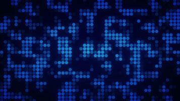 Abstract Technology Background Blue Hexagonal Lights Looping Animation for Digital Presentations video