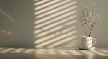 Table With Light and Shadow photo