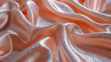 Close Up View of Pink Fabric photo