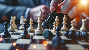 Man Playing Chess photo