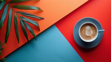 A Cup of Coffee on Table photo