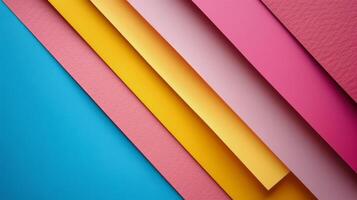 Colorful Close Up With Wavy Lines photo