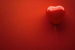 Heart-Shaped Balloon Floating in the Air photo