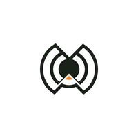 Alphabet Initials logo UW, WU, W and U vector