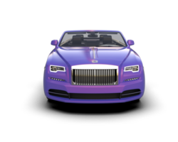 Modern car isolated on background. 3d rendering - illustration png