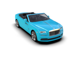 Modern car isolated on background. 3d rendering - illustration png