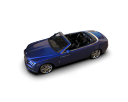 Modern car isolated on background. 3d rendering - illustration png