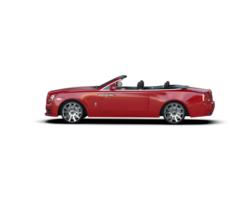 Modern car isolated on background. 3d rendering - illustration png