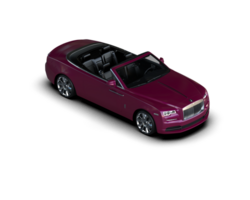 Modern car isolated on background. 3d rendering - illustration png