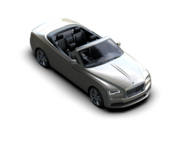 Modern car isolated on background. 3d rendering - illustration png