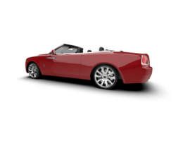 Modern car isolated on background. 3d rendering - illustration png